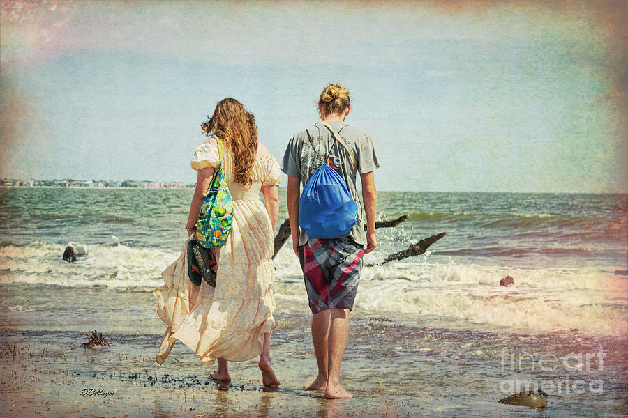 The Couple - Artistic Photo Art Photograph by DB Hayes
