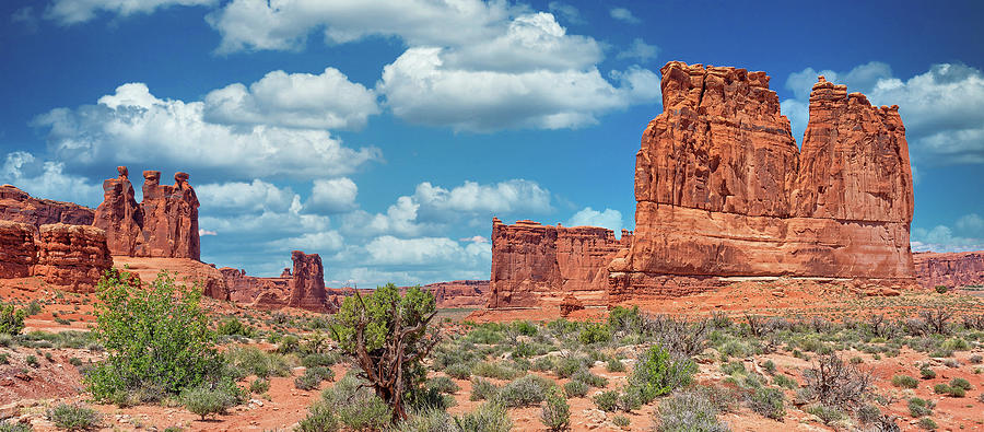 The Courthouse At Arches National Park Photograph by Jim Vallee
