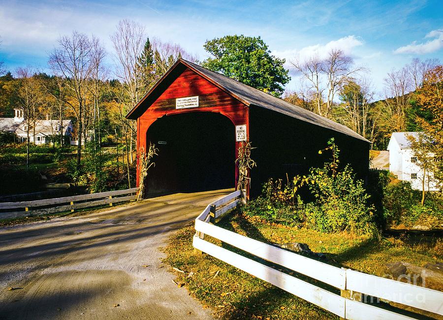 The covered bridge at Green River Photograph by Michael McCormack