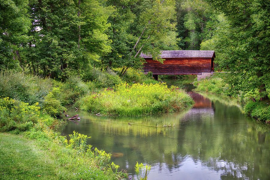 The Covered Bridge Photograph by Zev Steinhardt