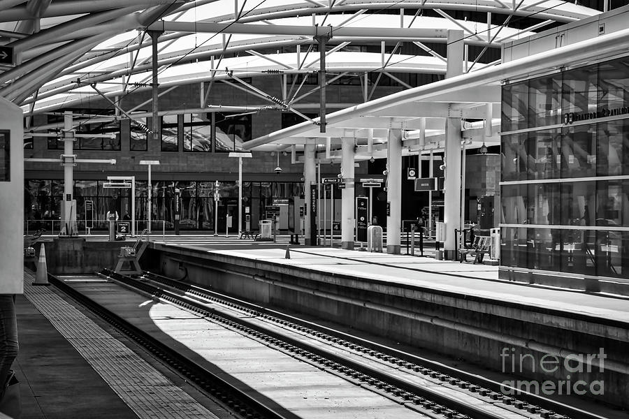The Covered Train Station Platform In Denver Photograph by Kirt Tisdale