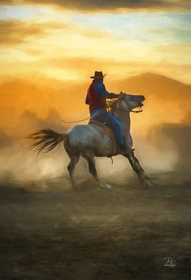 The Cowboy Photograph by Debra Boucher
