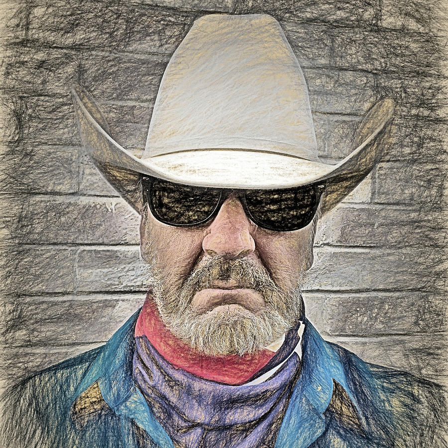 The Cowboy Digital Art by JC Findley