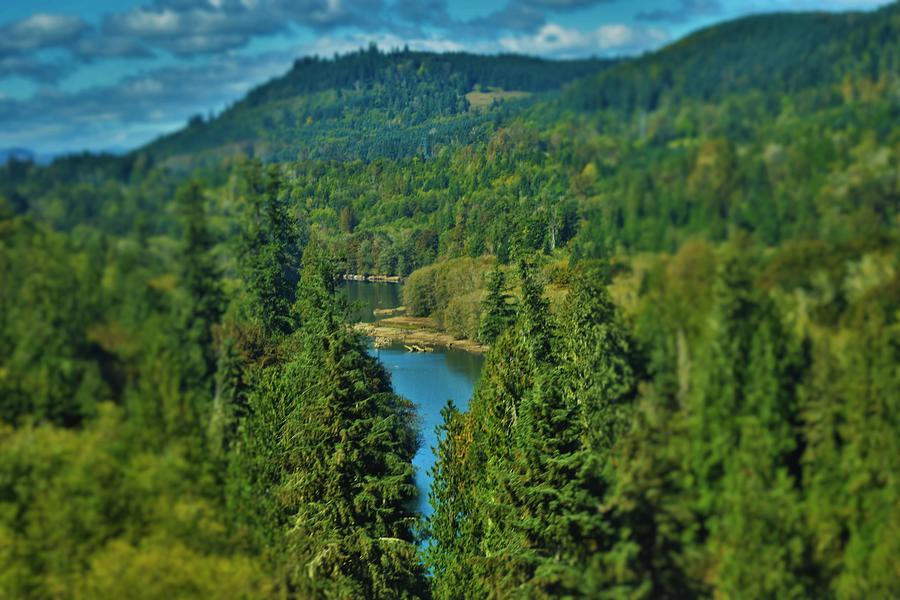 The Cowlitz River Landscape Photograph by Lkb Art And Photography ...