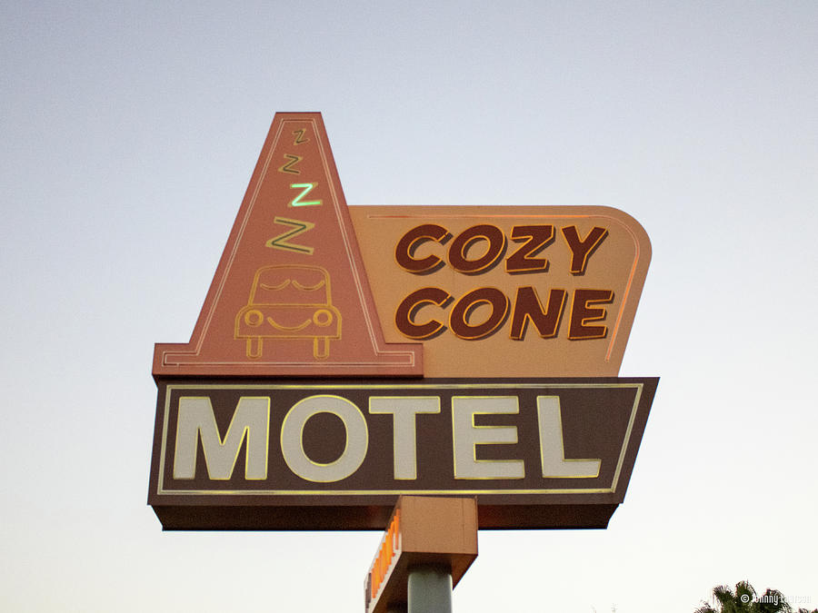 The Cozy Cone Motel Photograph by John Laursen - Fine Art America