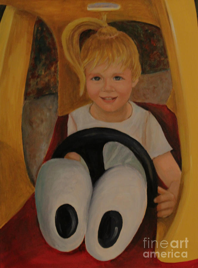 The Cozy Coupe Painting by Dr Debra Stewart