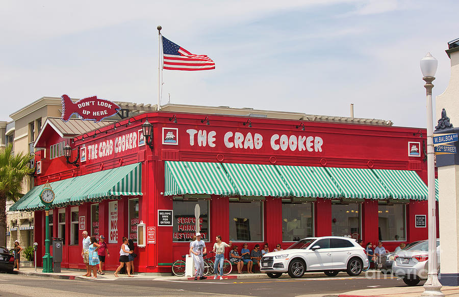The Crab Cooker Restaurant Balboa California  Photograph by Chuck Kuhn
