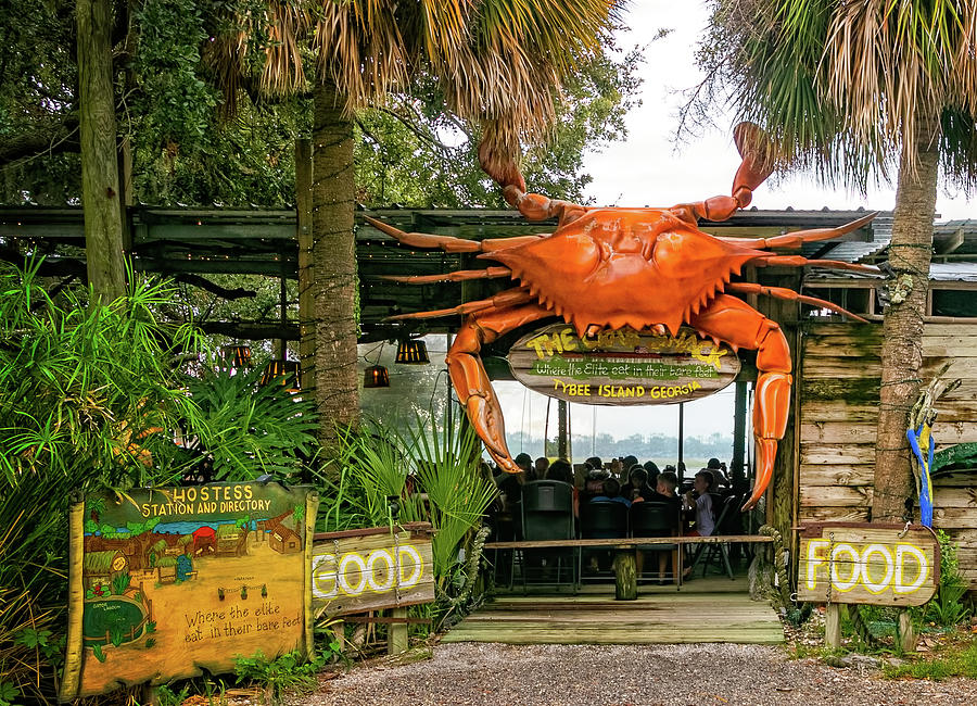 The Crab Shack on Tybee Island Photograph by Carolyn Derstine