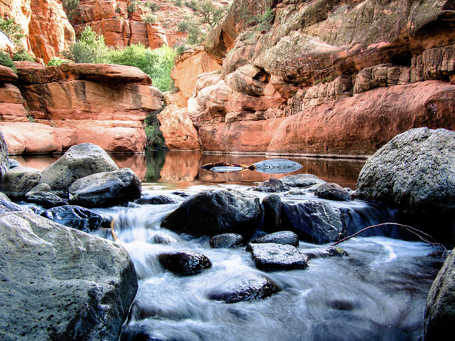 The Crack at Wet Beaver Creek Photograph by Shane Bezzant - Fine Art ...