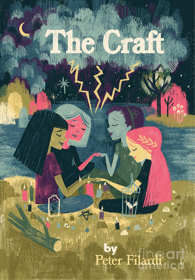 The Craft Digital Art - The Craft Book Cover Art by Kate Cosgrove