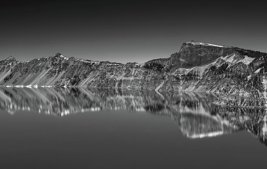 The Crater Lake abstract composition Photograph by Alessandra RC