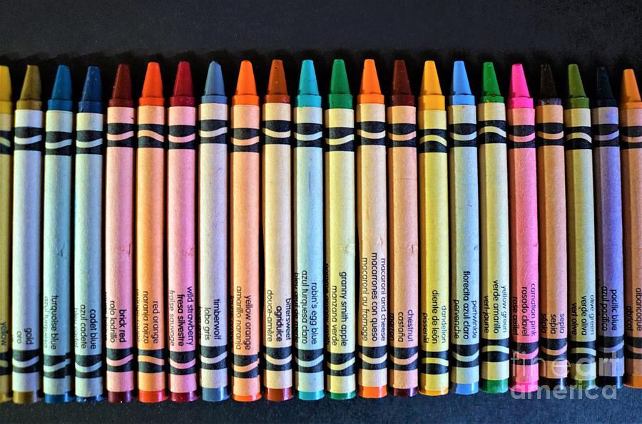 The Crayon Colourful Line Photograph By Maria Faria Rodrigues