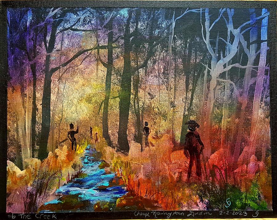 The Creek  #6 Painting by Cheryl Nancy Ann Gordon