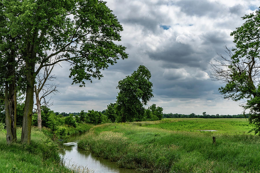 Landscape Photograph - The Crick - Hollansburg, Ohio by Scott Smith