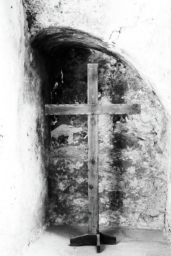 The Cross In The Alcove Photograph by Grace Joy Carpenter