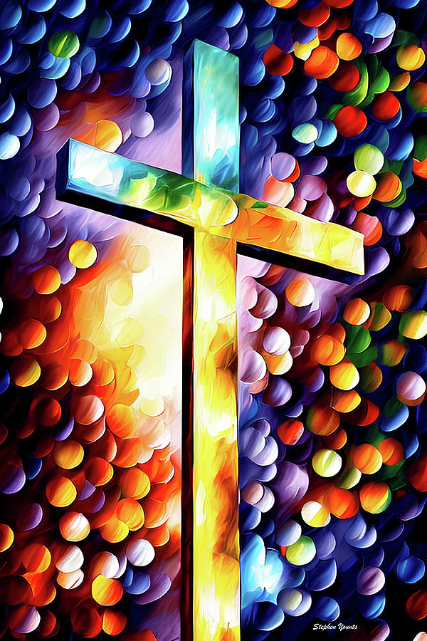 The Cross Digital Art by Stephen Younts