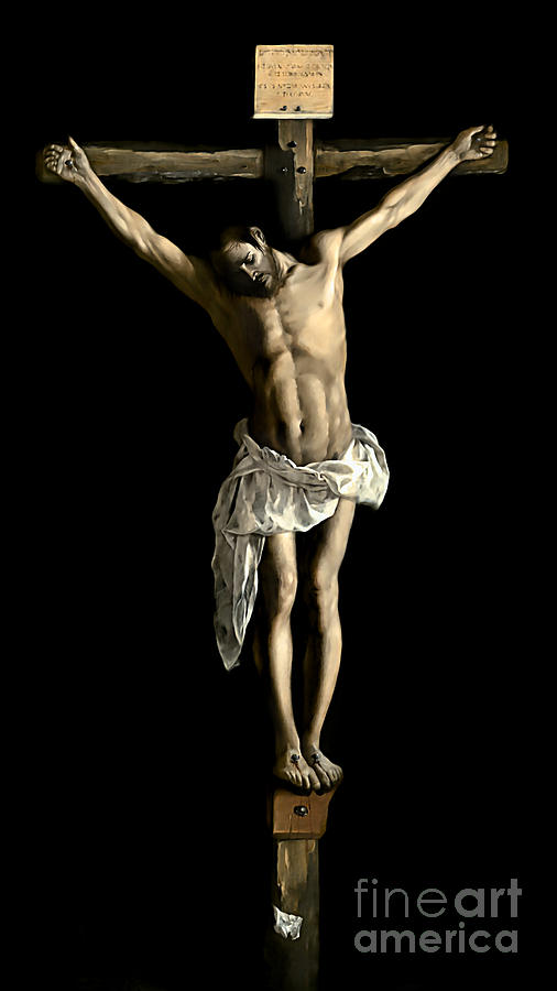 The Crucifixion by Francisco de Zurbaran Photograph by Carlos Diaz