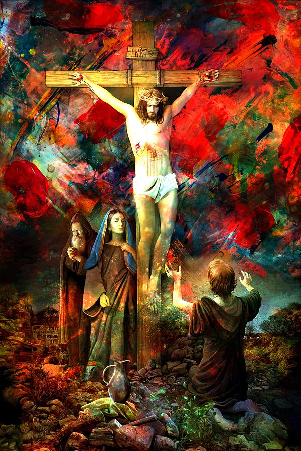 The Crucifixion Digital Art by Christian Social - Fine Art America