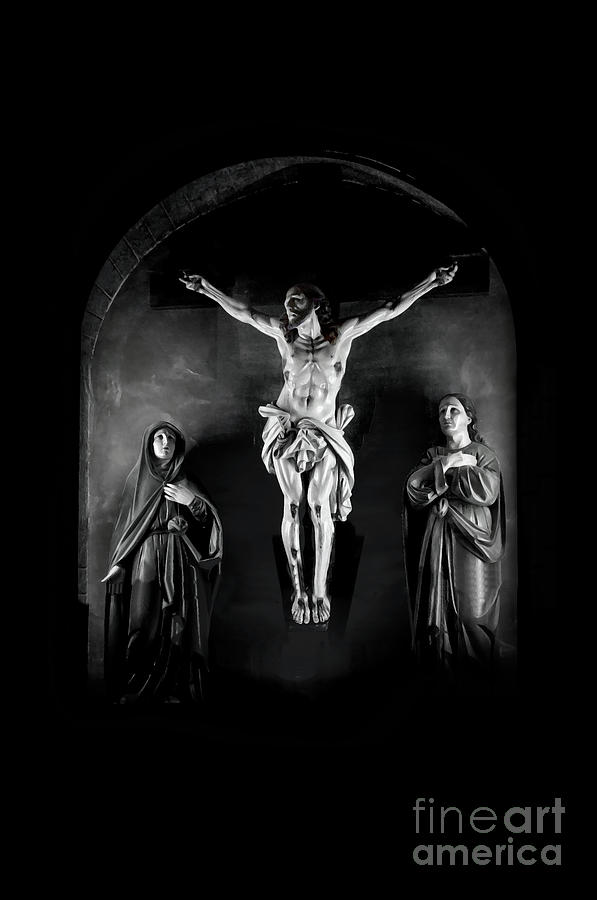 The Crucifixion, in Azogues Photograph by Al Bourassa