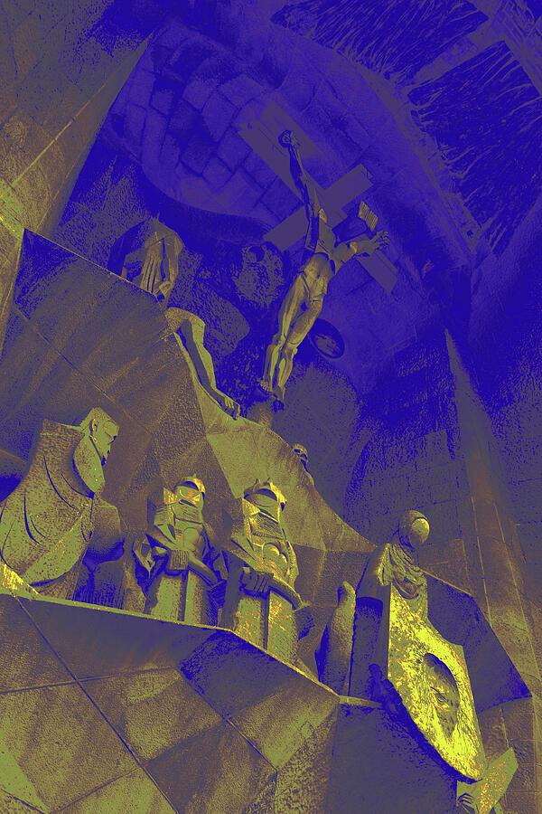 The Crucifixion of Christ Digital Art by Miltos Poulos - Fine Art America