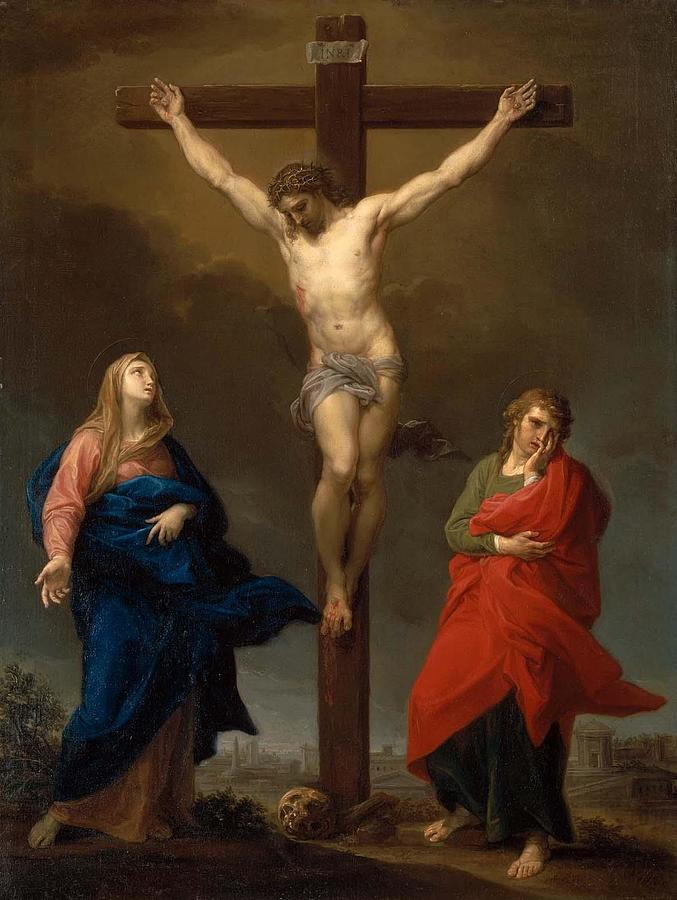 The Crucifixion Painting By Pompeo Batoni 