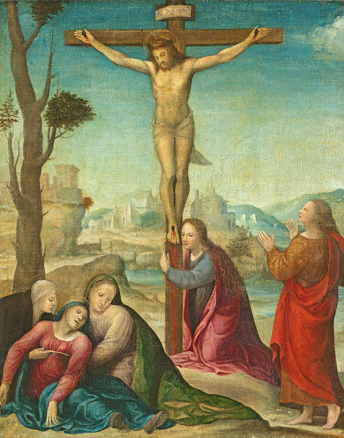 The Crucifixion Painting by Sodoma