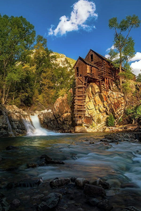 The Old Mill Photograph - The Crystal Mill 1 by Bitter Buffalo Photography