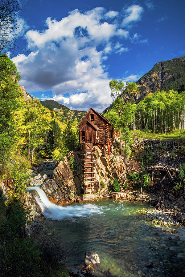 The Old Mill Photograph - The Crystal Mill 3 by Bitter Buffalo Photography