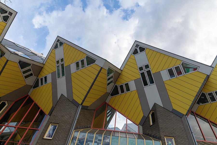 The cubic houses in Rotterdam Photograph by Pietro Ebner