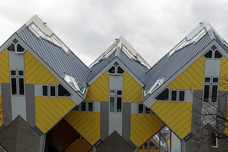 The cubic houses Photograph by Pietro Ebner