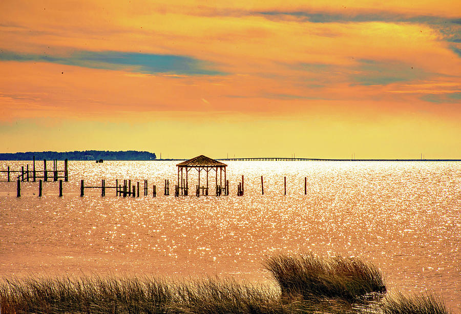 The Currituck Sound Photograph by John Harding