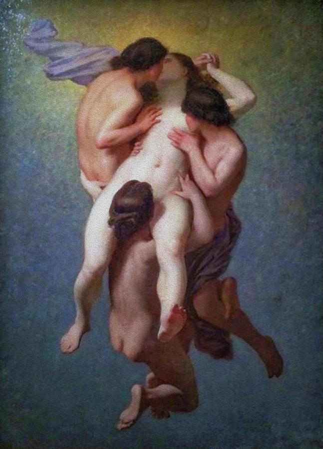 Boudoir Decor Painting - The cursed woman by Octave Tassaert