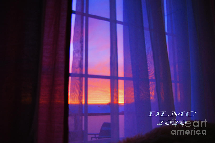 The Curtain and Sunrise Photograph by Donna L Munro