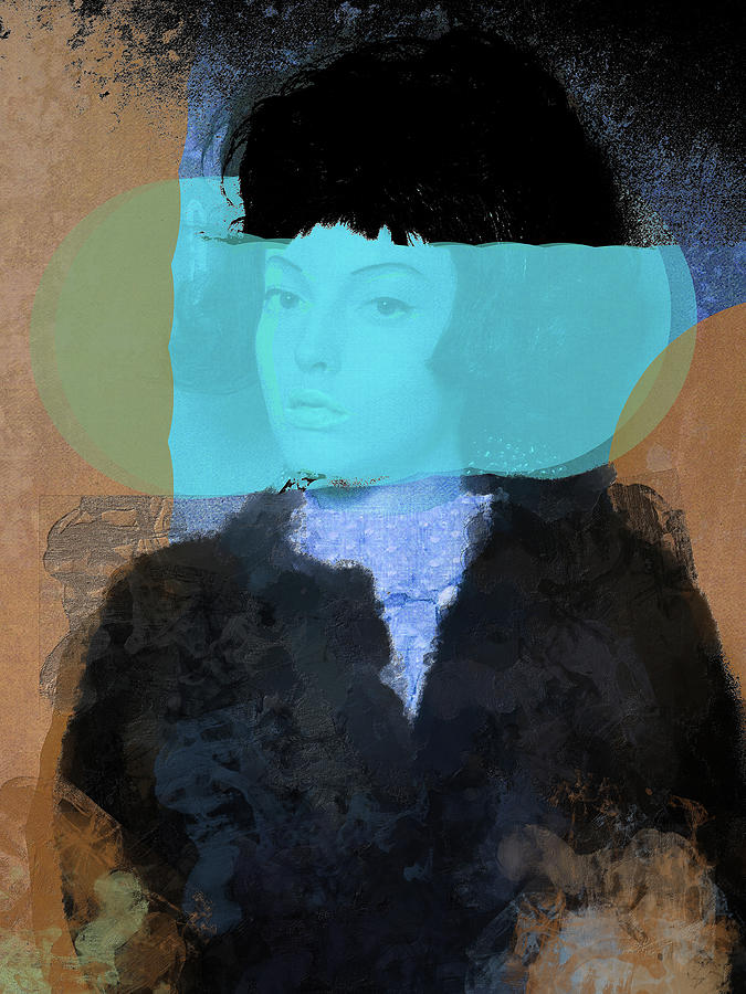 The cyan face Digital Art by Gabi Hampe The cyan face Digital Art by Gabi Hampe