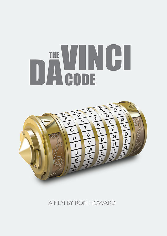 The Da Vinci Code Digital Art - The da Vinci Code - Alternative Movie Poster by Movie Poster Boy