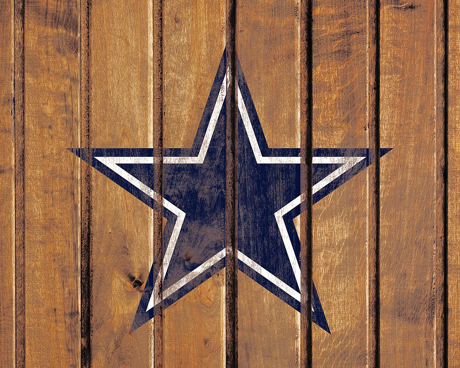 The Dallas Cowboys  Mixed Media by Brian Reaves