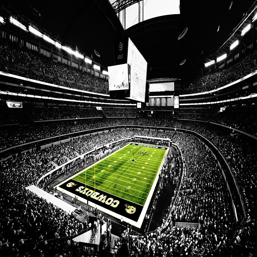 The Dallas Cowboys Stadium Mixed Media by Brian Reaves