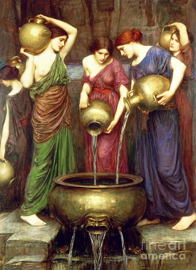 The Danaides Painting by John William Waterhouse