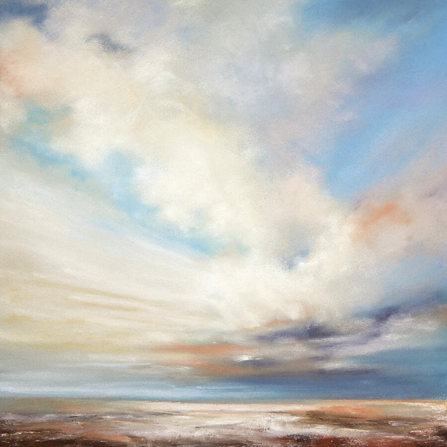 The Dance Above 7 Skyscape Painting Painting by Jai Johnson