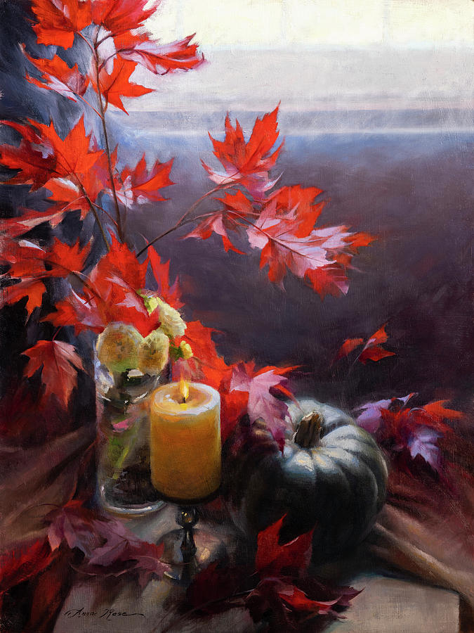 The Dance Between Seasons Painting by Anna Rose Bain