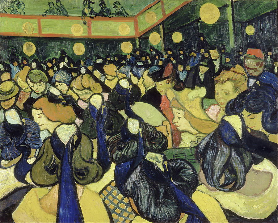 The Dance Hall In Arles Painting
