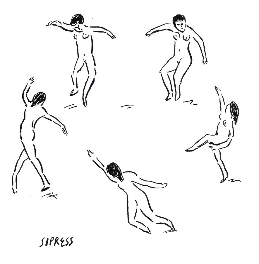 The Dance Of Social Distance Drawing by David Sipress