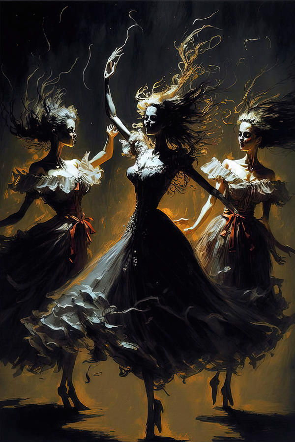 The Dance Of The Witches 02 Painting By Am Fineartprints Fine Art