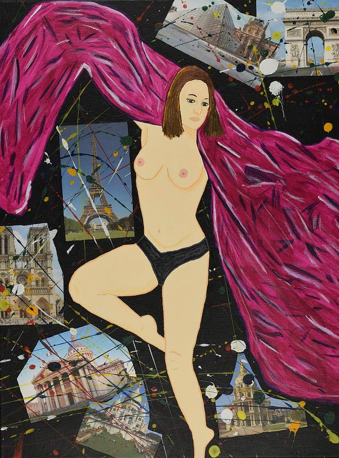 Nude Painting - The Dancer by Acrylic Asylum Art