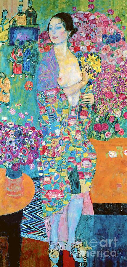 The Dancer Painting by Gustav Klimt