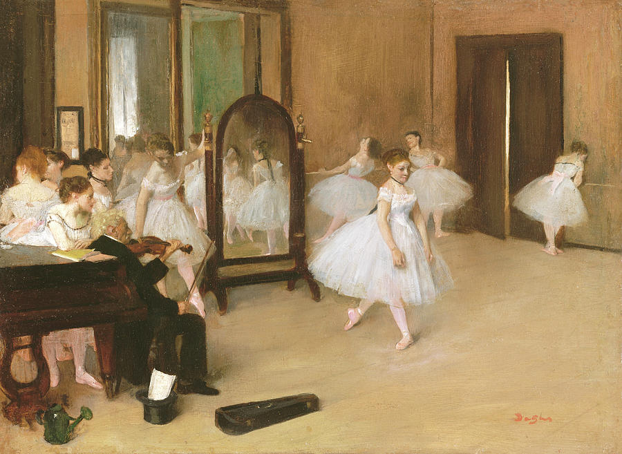 The Dancing Class  Painting by MotionAge Designs