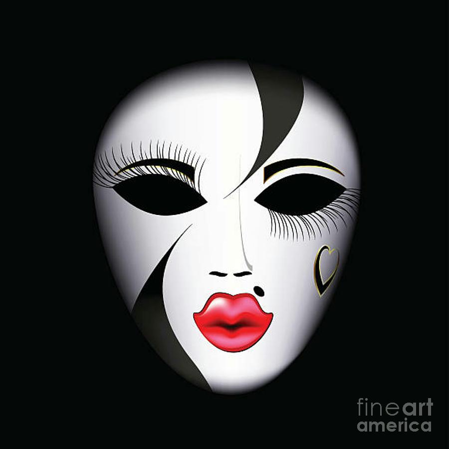 Mask for the decoration by Youssef Jafjaf