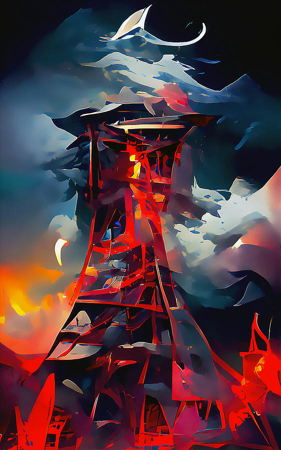 The Dark Tower Digital Art by Alex Mir