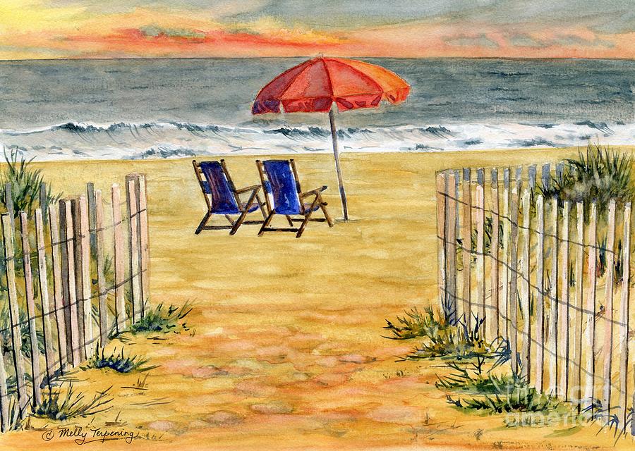 Summer Painting - The Day Awaits  by Melly Terpening