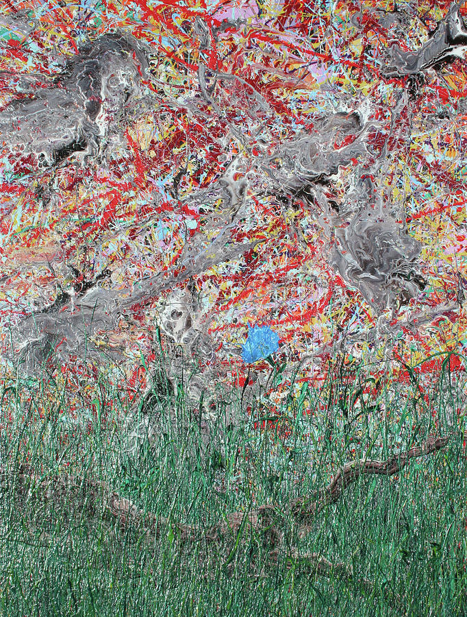 The Day Jackson Pollock Painted the Sky Painting by Ric Bascobert